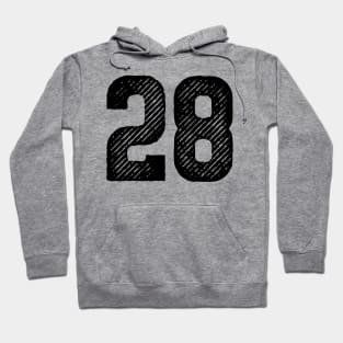 Rough Number 28 Hoodie